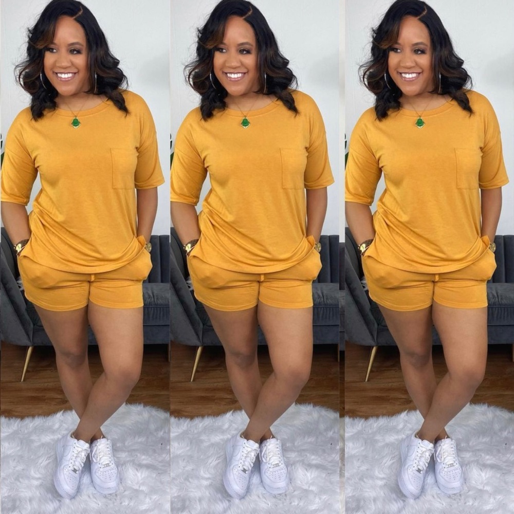 2 piece short set